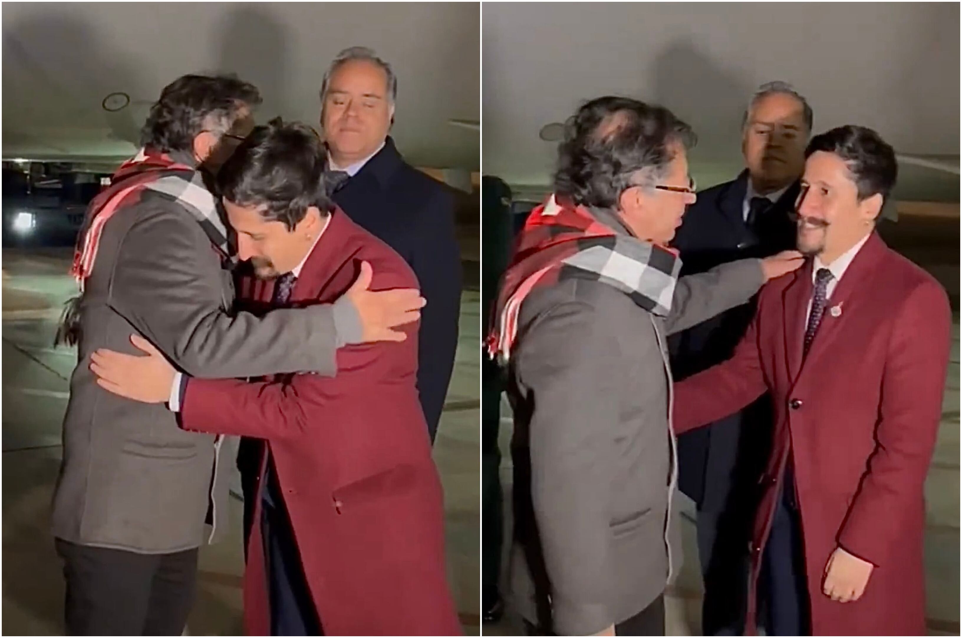 Gustavo Petro y Sebastián Guanumen