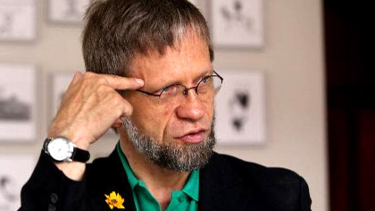 Antanas Mockus, candidato presidencial colombiano.