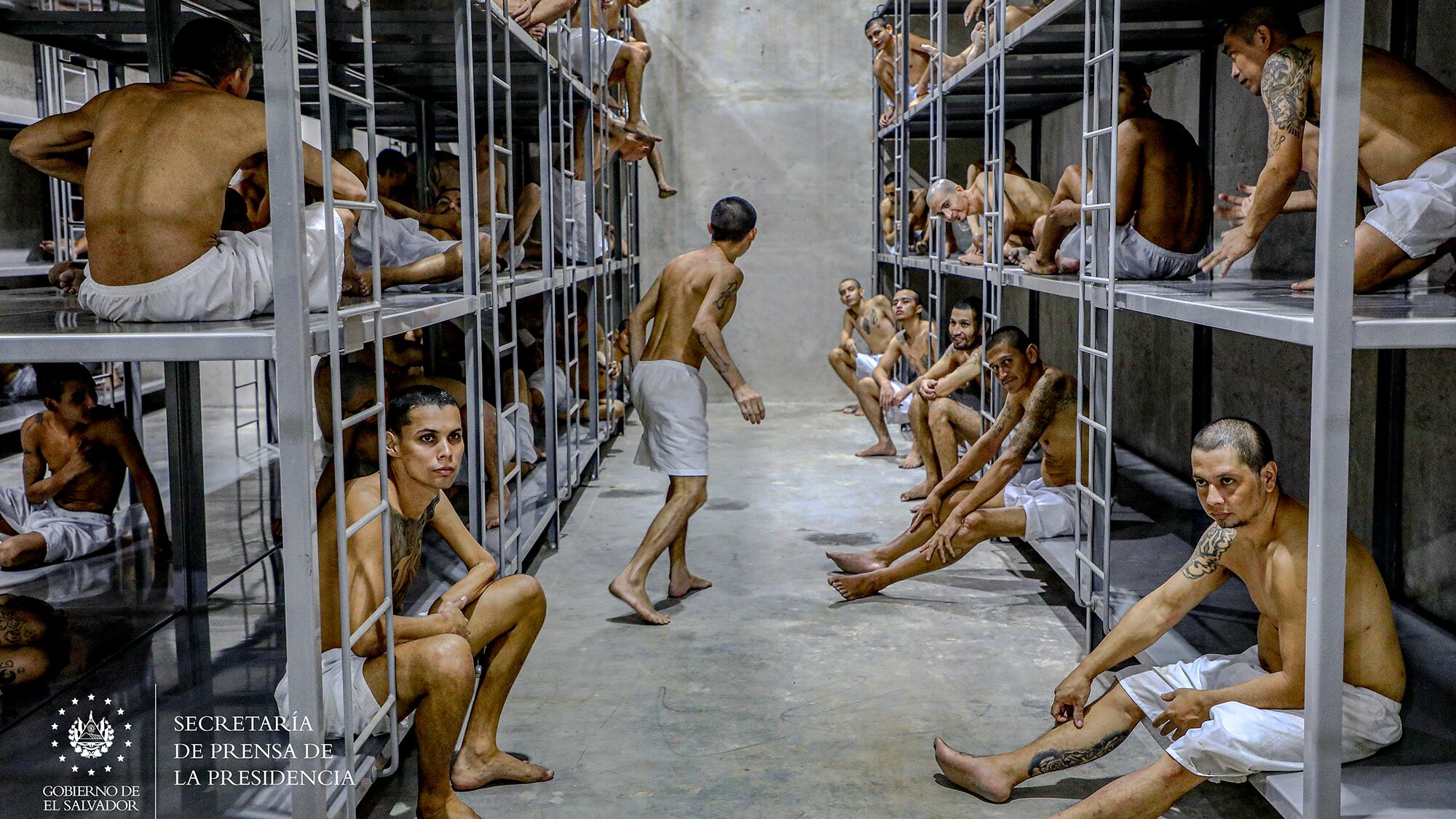 Presidente Nayib Bukele ejecuta el segundo traslado de 2,000 pandilleros al Centro de Confinamiento del Terrorismo
marzo 15 2023