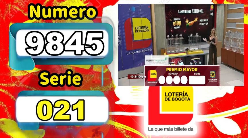 Resultado Lotería de Bogotá 26 de diciembre de 2024