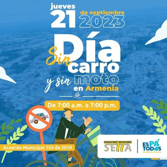 Día sin Carro y sin Moto en Armenia