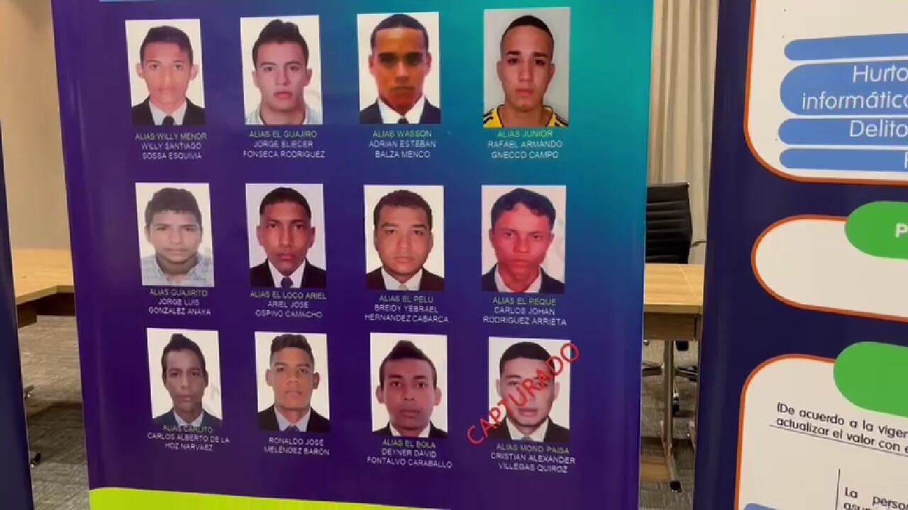 Once personas conforman el cartel de los más buscados.