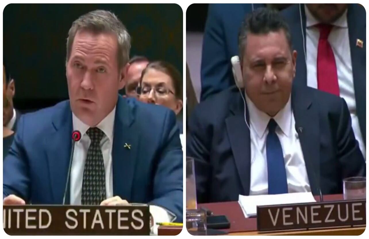 Embajadores de Estados Unidos y Venezuela en Naciones Unidas.