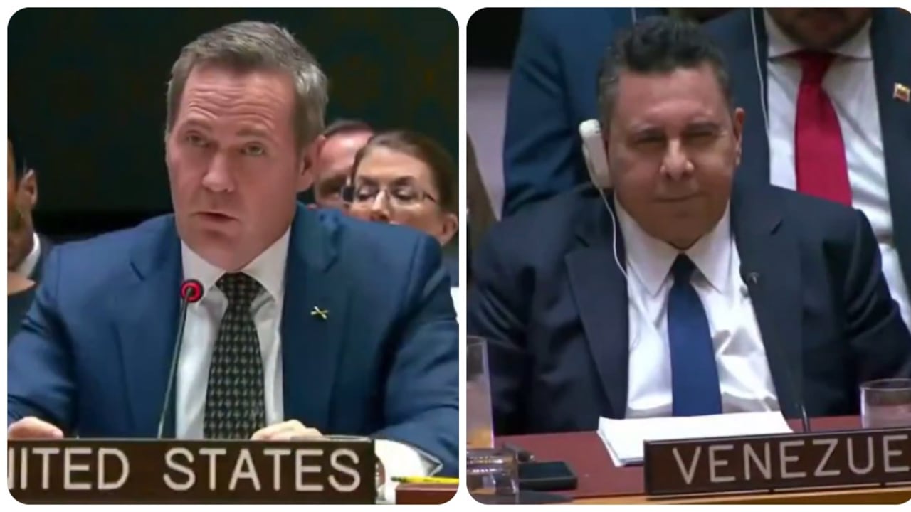 Embajadores de Estados Unidos y Venezuela en Naciones Unidas.