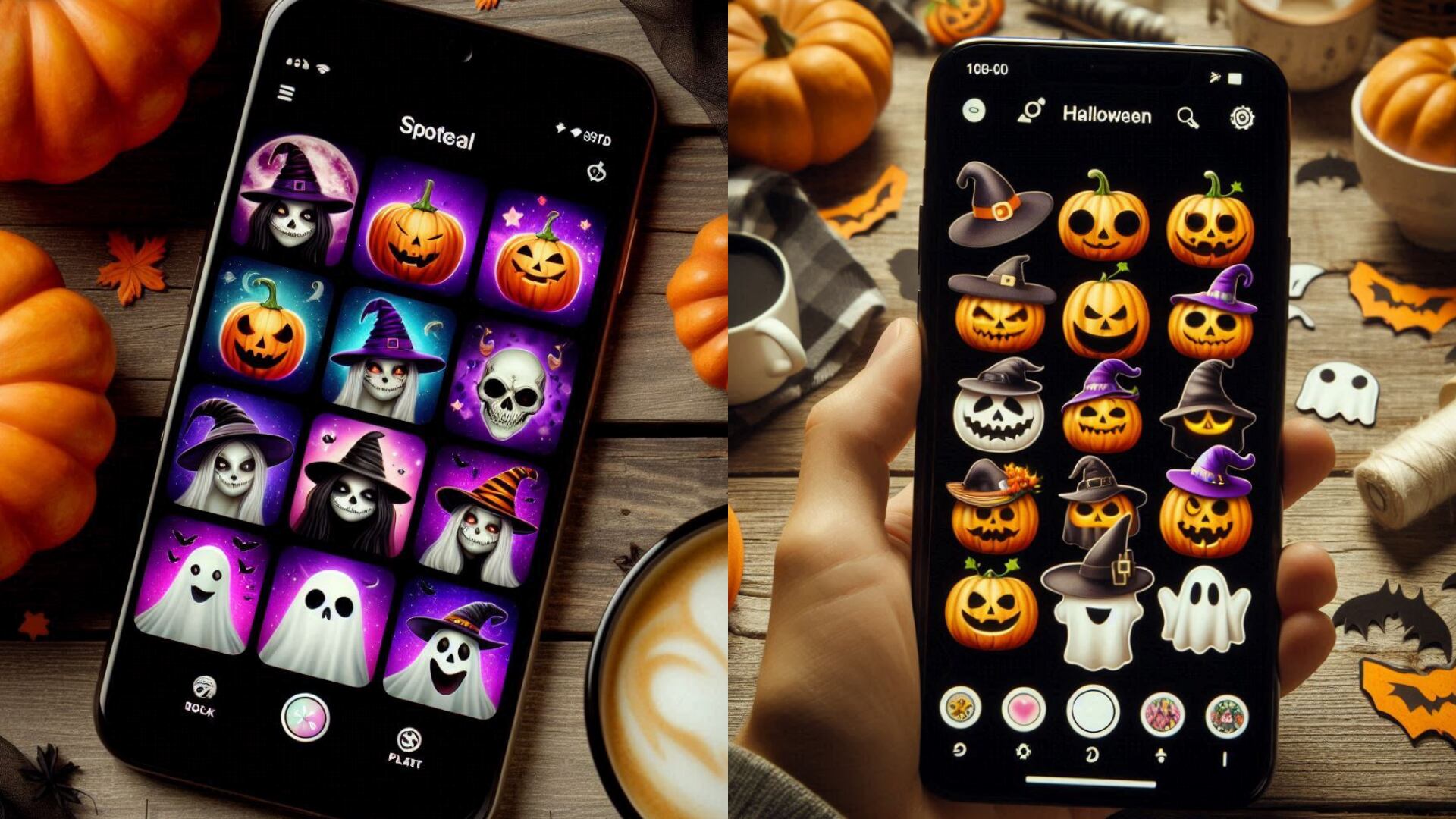 Algunas aplicaciones facilitan la creación de filtros para Halloween.