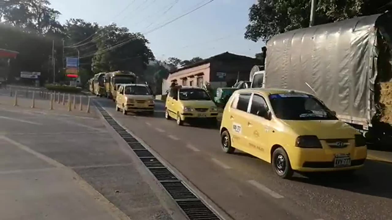 Los taxistas anunciaron paro para el 22 de febrero.