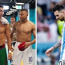 Cristiano Ronaldo compartiendo con Mbappé