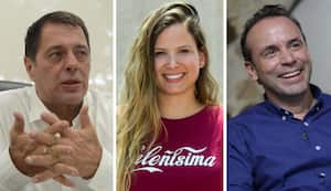 Tulio Gómez, Diana Rojas y Alejandro Eder.