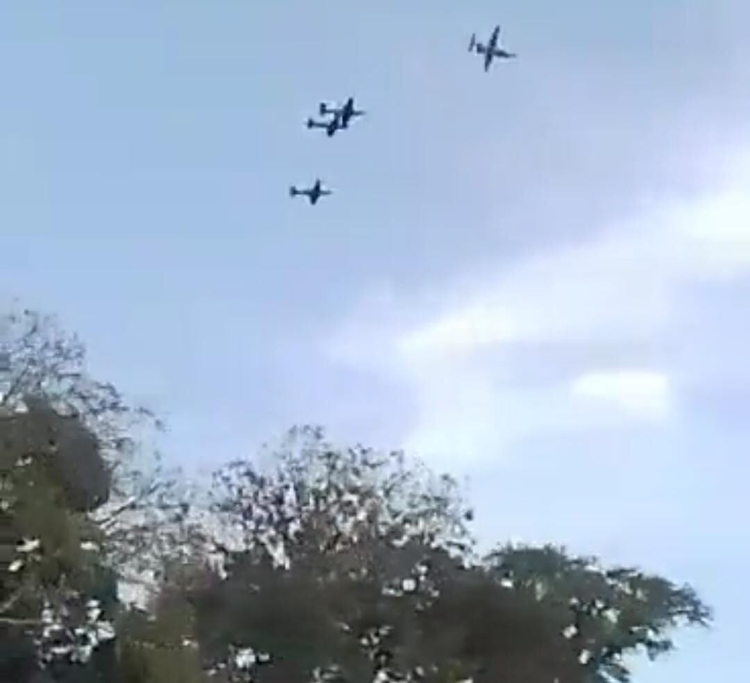 Tras el accidente aereo un coronel de la Fuerza Aérea murió