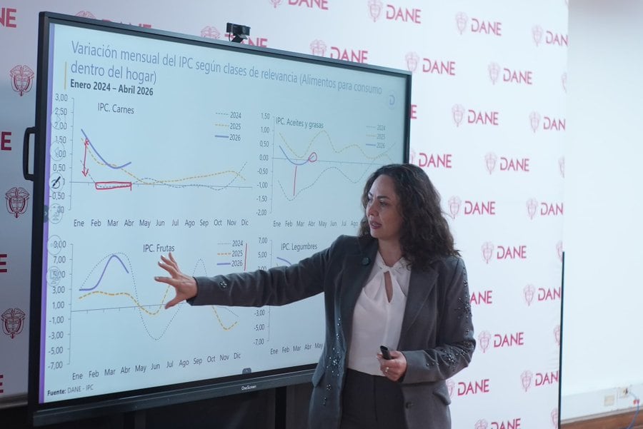La directora general del Dane, Piedad Urdinola,