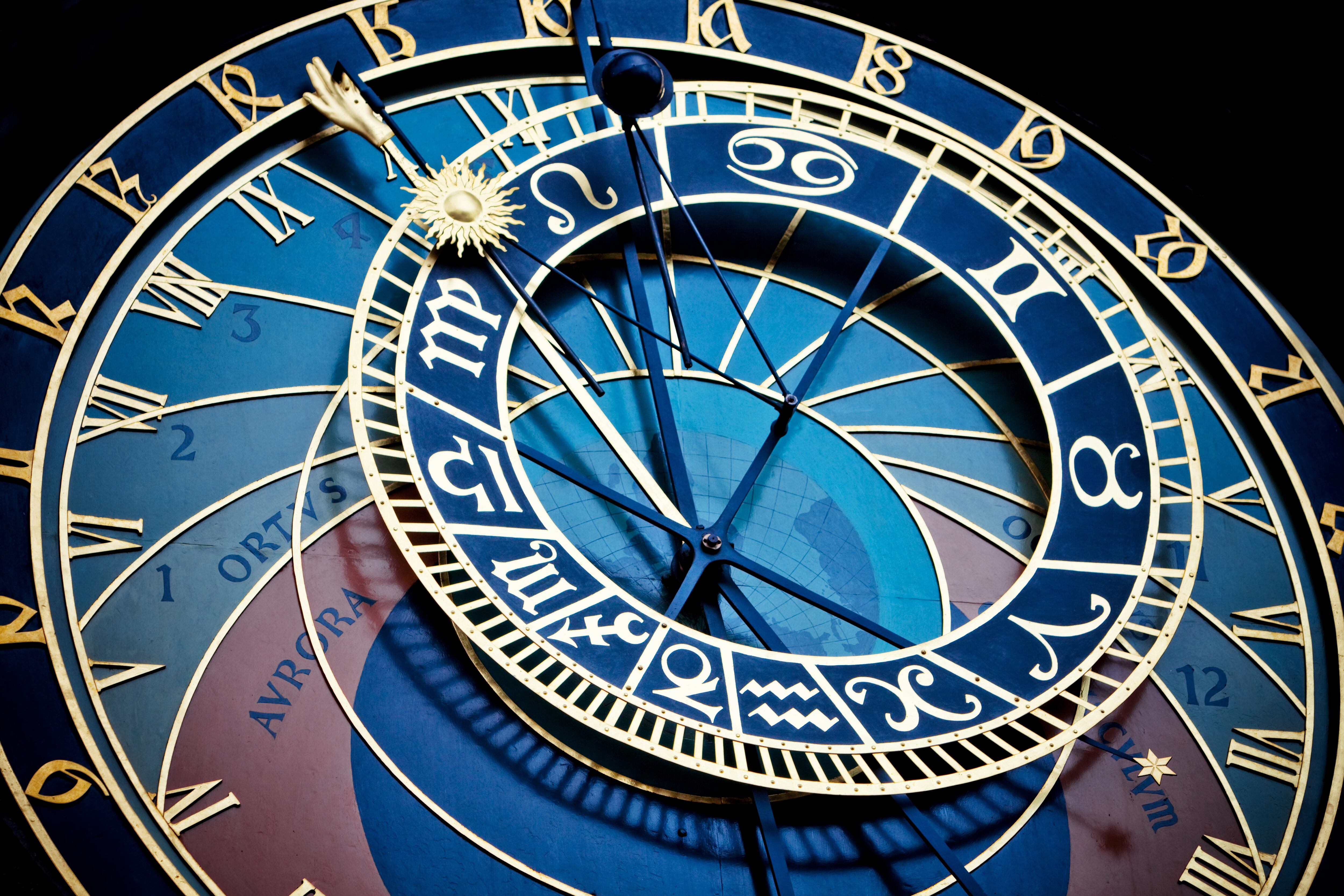 "Astronomical clock in Praque, Czech Republic"