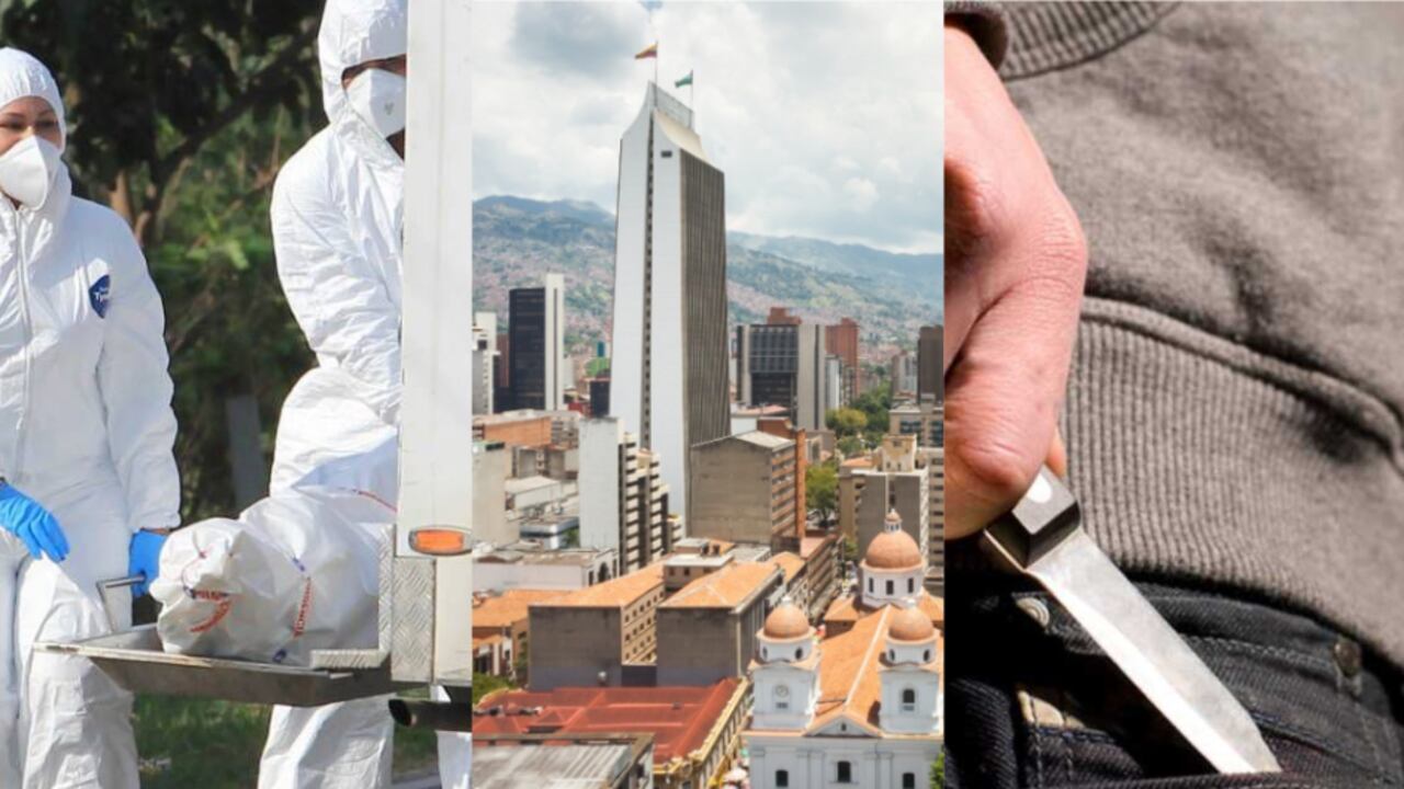 Homicidios en Medellín. Imágenes de referencia.