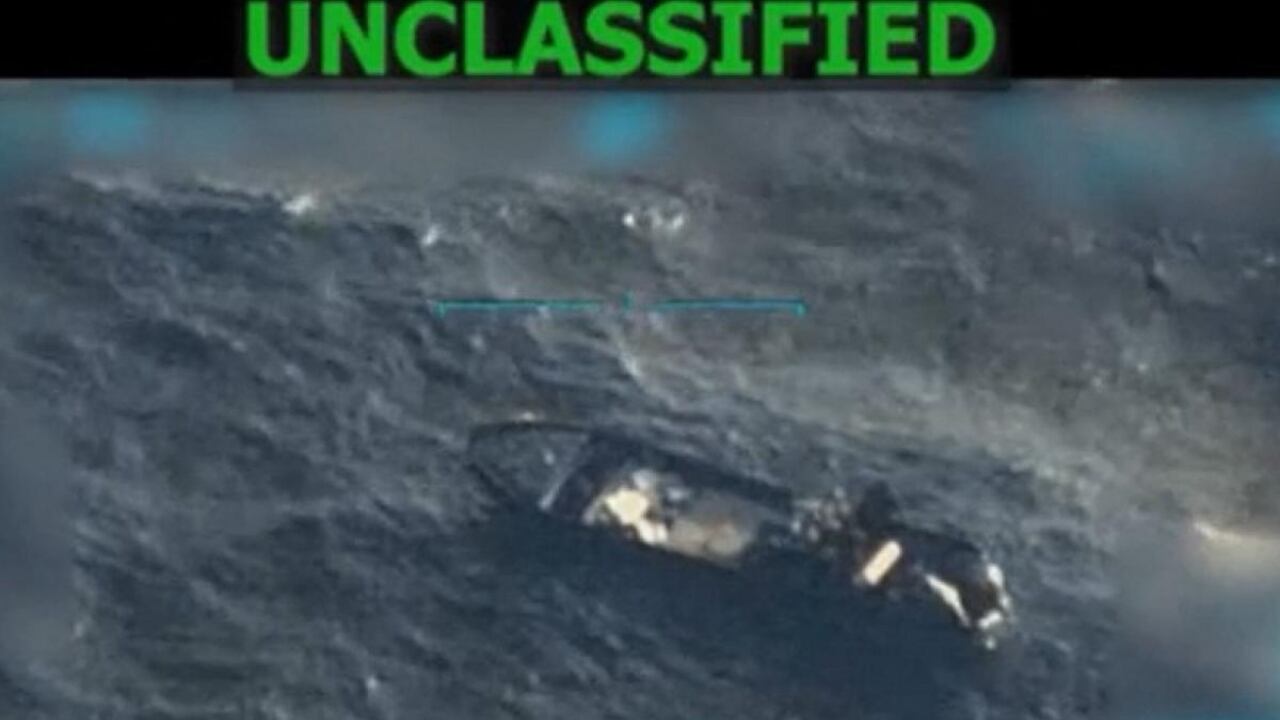 Esta fue la imagen revelada por RTVC Noticias y que demostraría que la lancha estaba quieta cuando ocurrió el atentado.