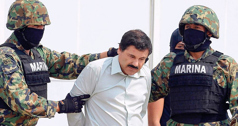 Joaquín "el chapo" Guzmán, fue el líder del cartel de Sinaloa. 