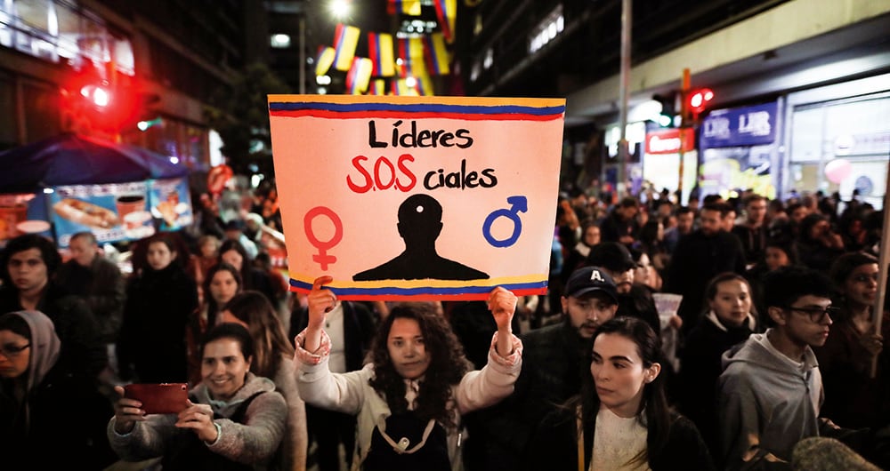   Las regiones con más asesinatos de líderes sociales son Cauca, Putumayo, Guaviare y Antioquia. Las disidencias son las principales culpables.