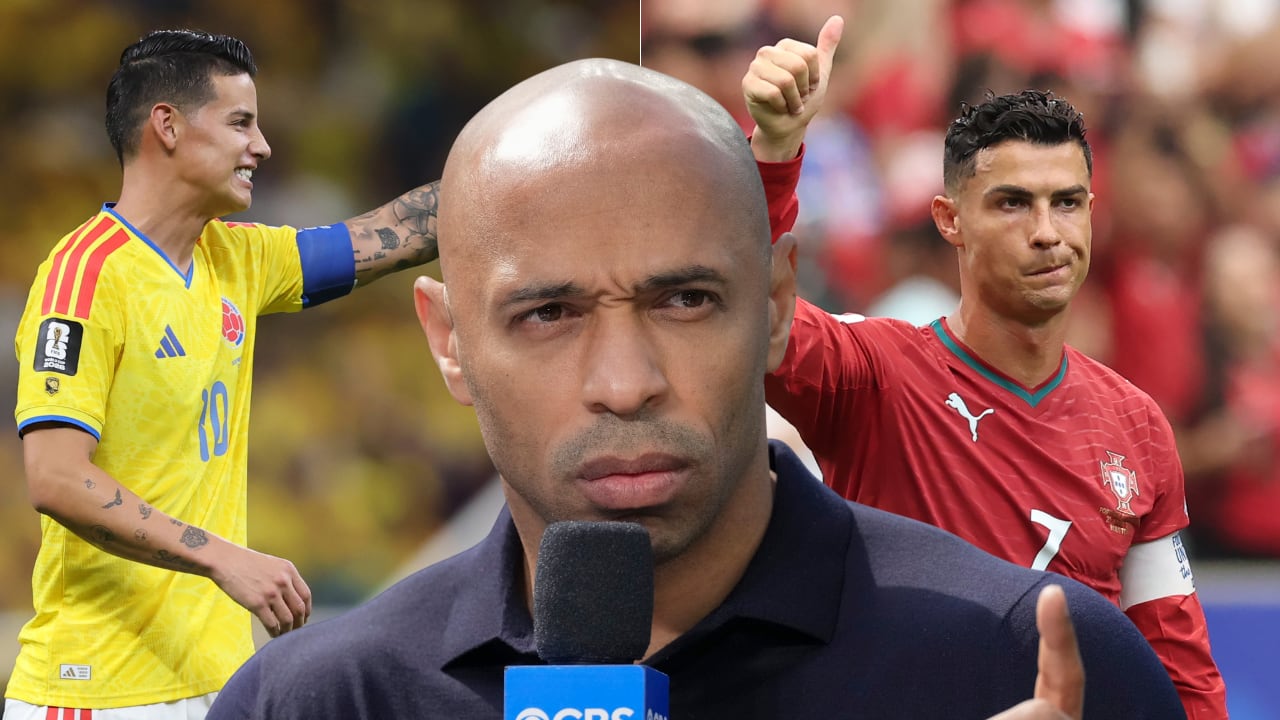Thierry Henry dio claves del partido donde se enfrentarán James Rodríguez y Cristiano Ronaldo.