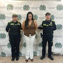 Chirley Hernández Rojas, funcionaria del CTI, capturada por el crimen de su esposo Aldemar Alfredo Avendaño Carrillo.
