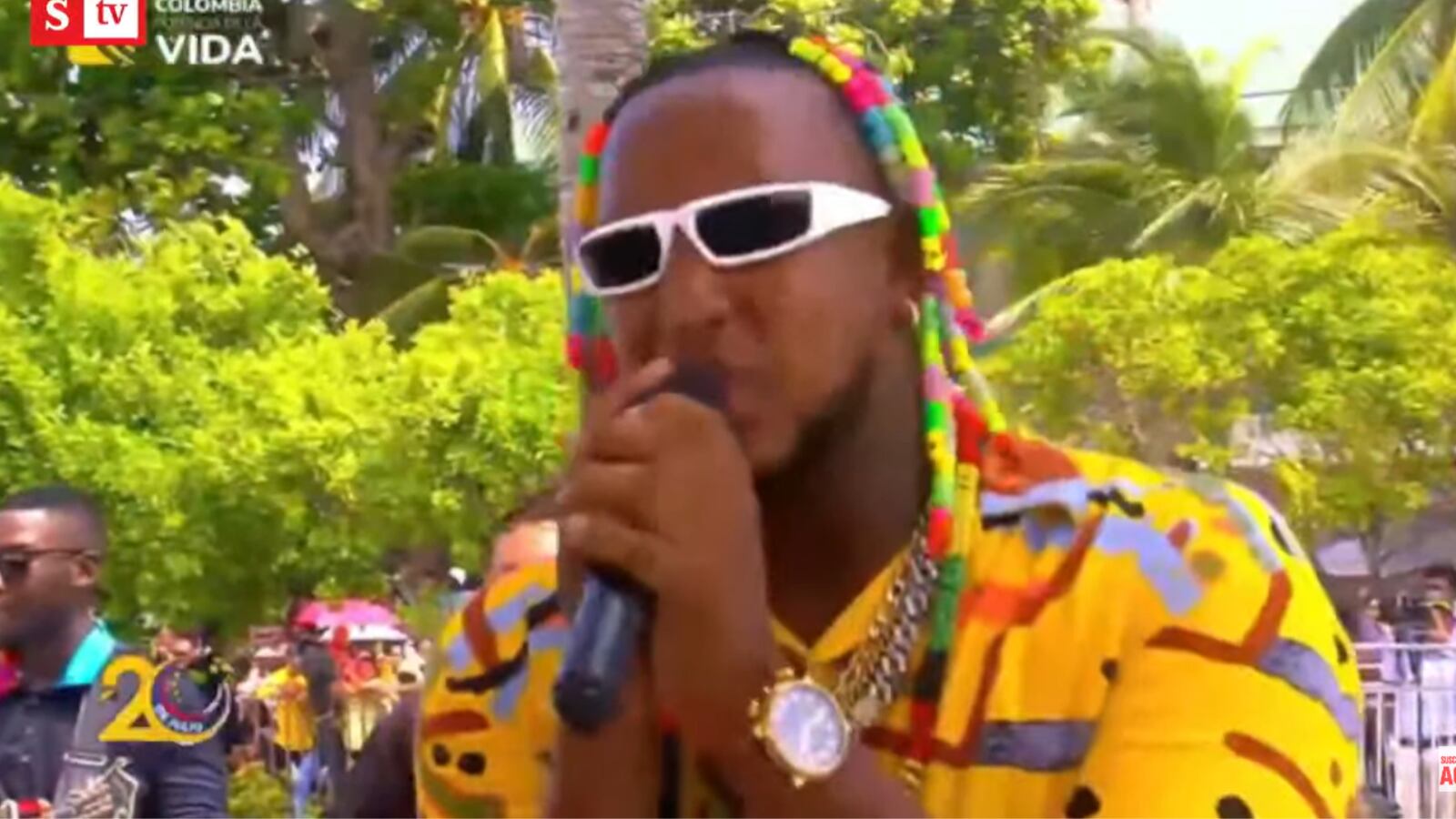 El pueblo raizal ha tenido su espacio en el desfile militar.