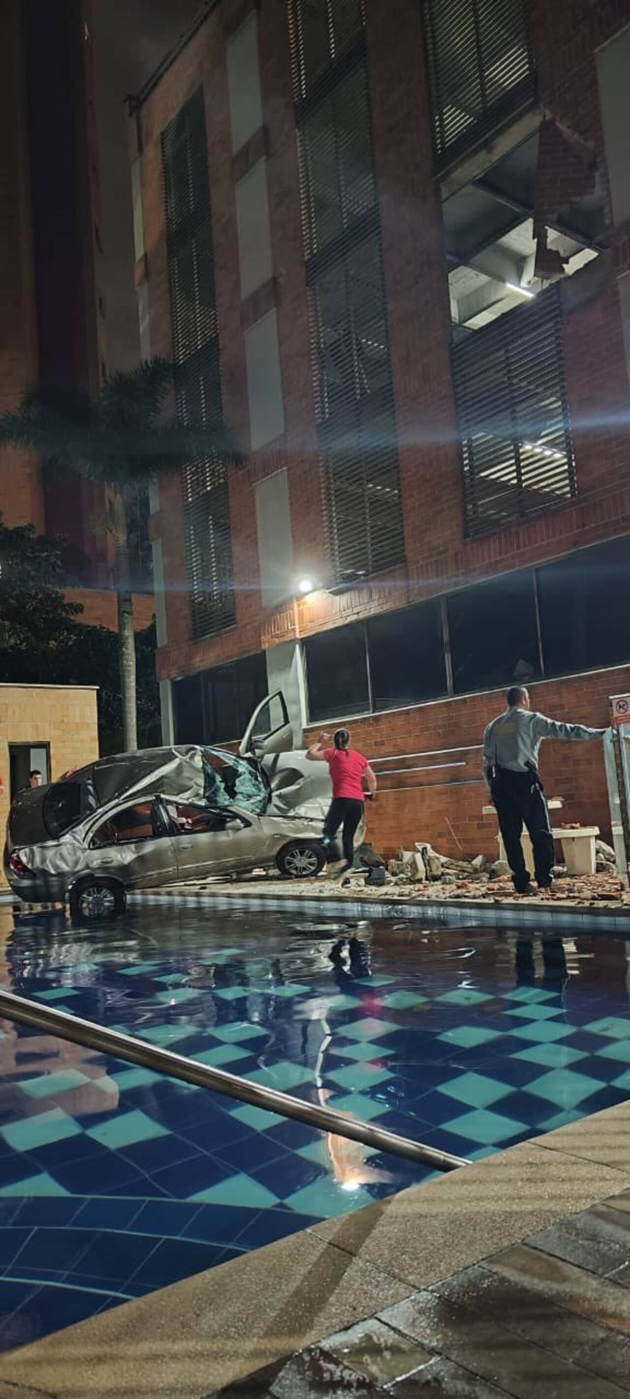 Accidente en el Poblado de Medellín