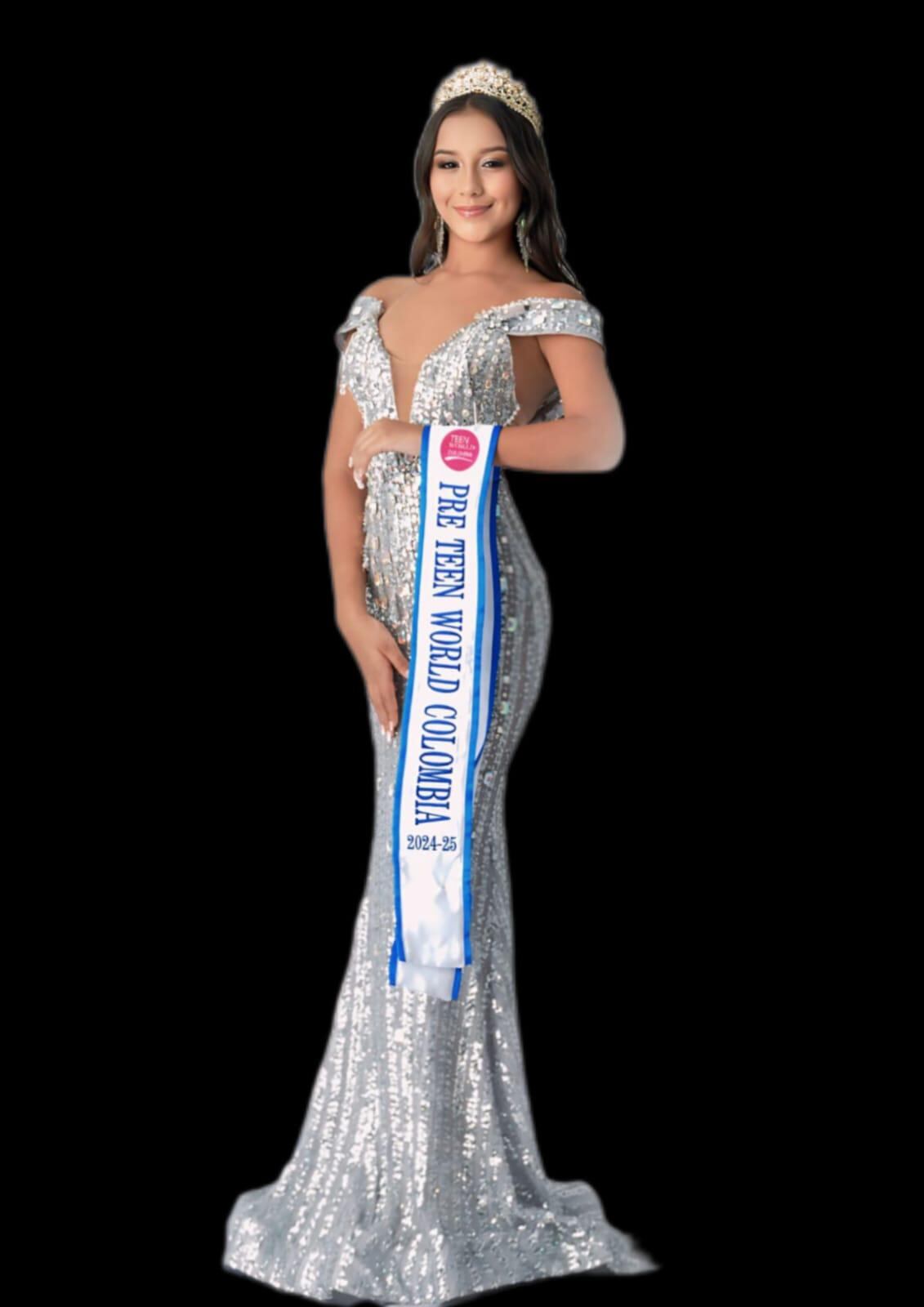 Sara Isabel Tejada Chicaiza, reina Pre Teen World Colombia