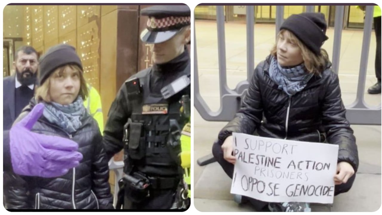 Greta Thunberg fue arrestada en Londres.