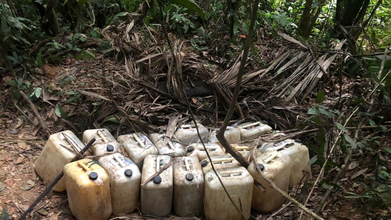 La Armada adelantó los operativos en los departamentos de Nariño y Cauca.