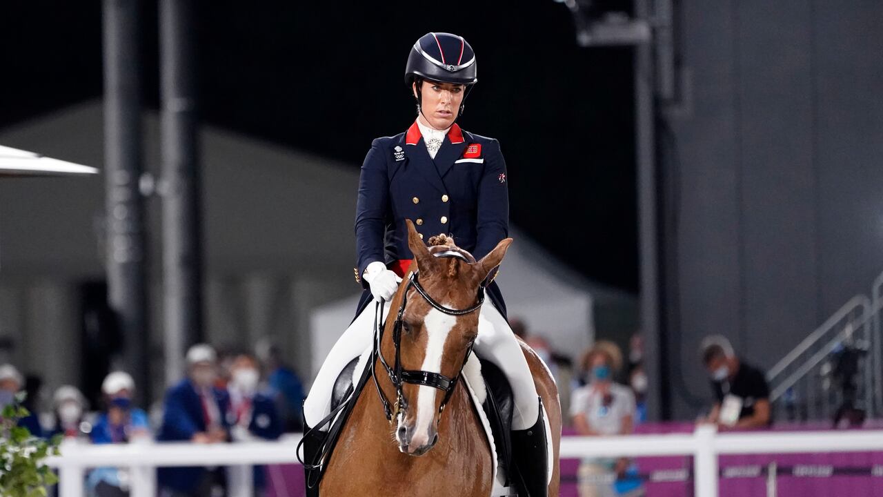 La medallista de oro olímpica Charlotte Dujardin.