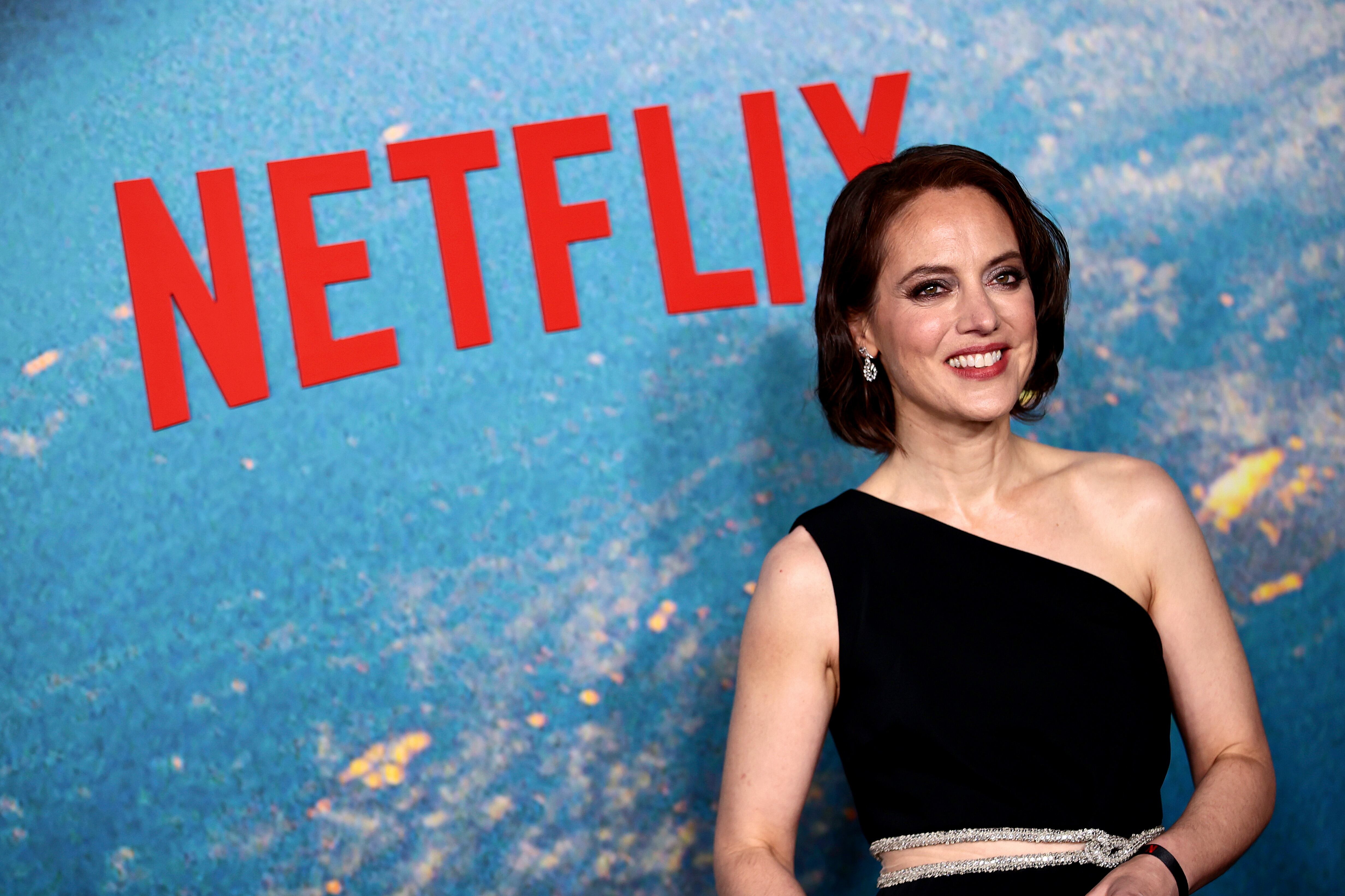 Amy Mainzer en el estreno mundial en Nueva York de 'Don't Look Up'. Foto: Dimitrios Kambouris/Getty Images for Netflix.