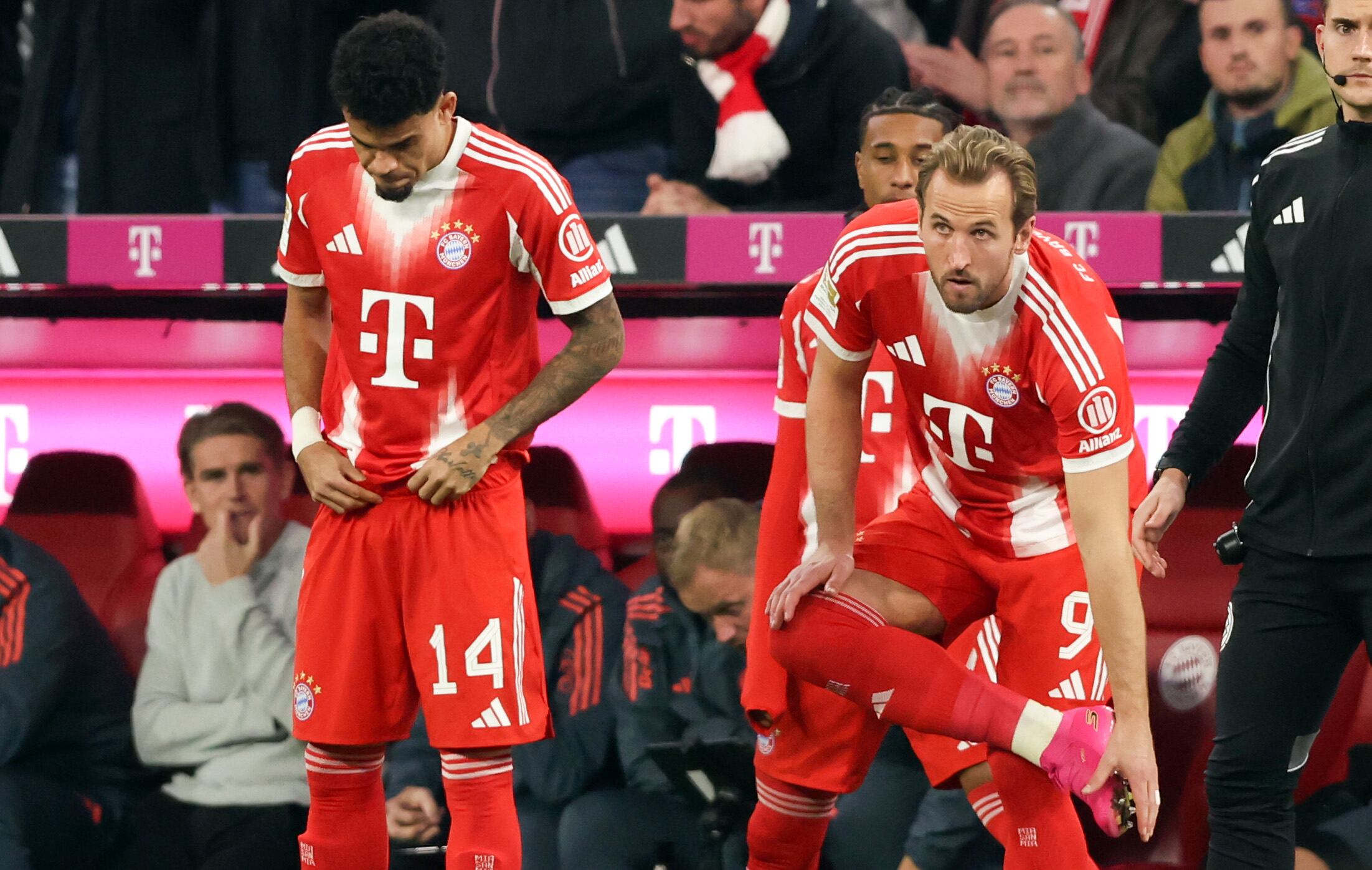 Harry Kane ha compartido con Luis Díaz durante el primer tramo de la temporada en Bayern Múnich.