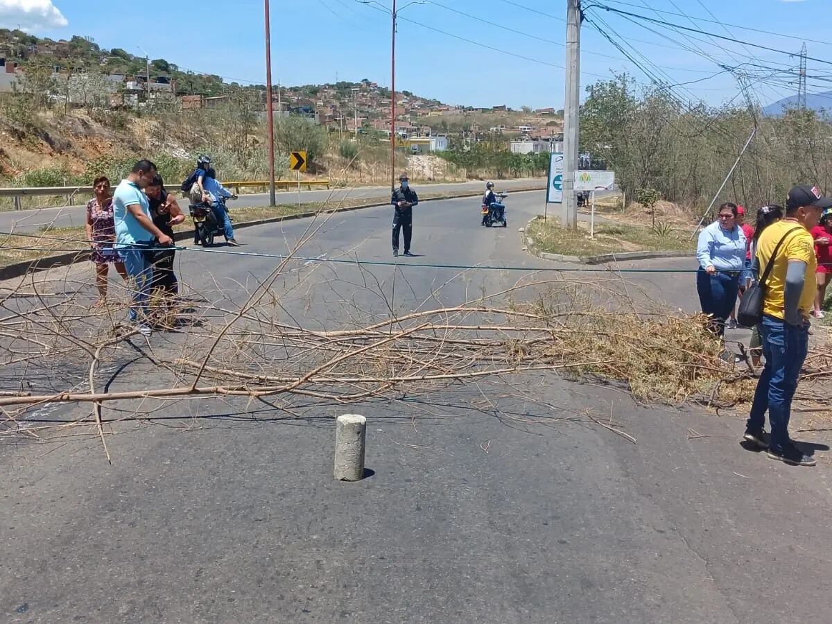 Las protestas fueron en el Anillo Vial Oriental.
