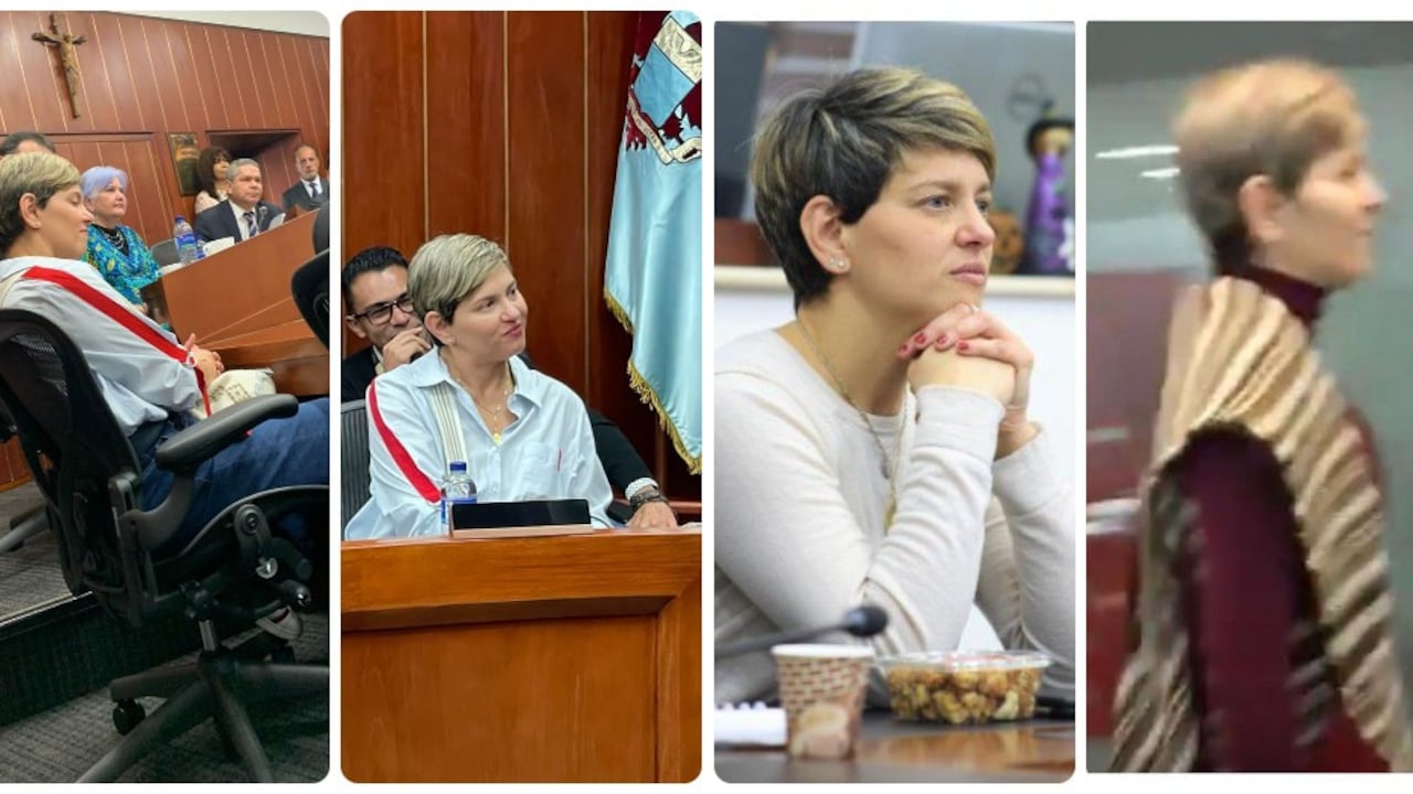 Verónica Alcocer en sus visitas al Congreso.