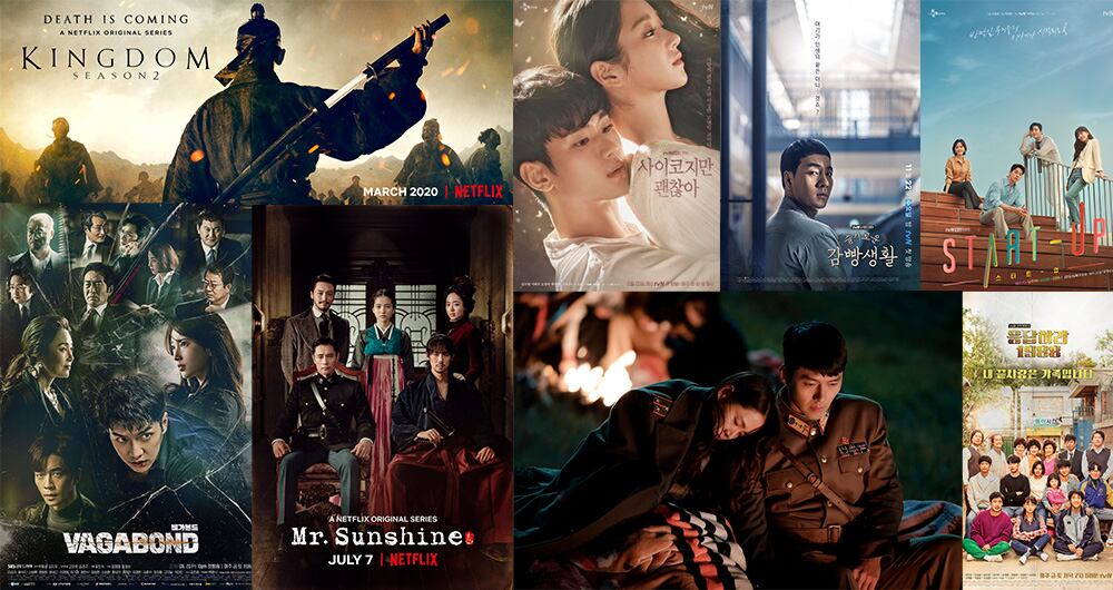 Catálogo de K-dramas en Netflix.