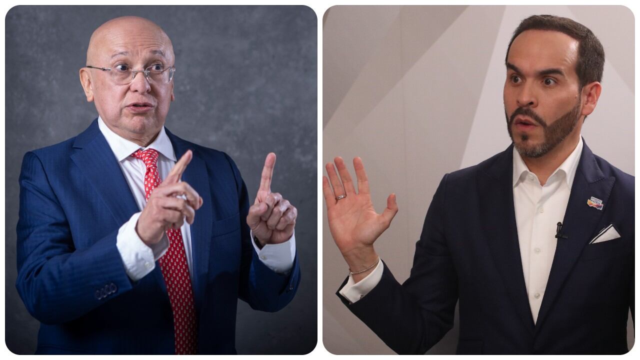 Eduardo Montealegre y Abelardo de la Espriella.