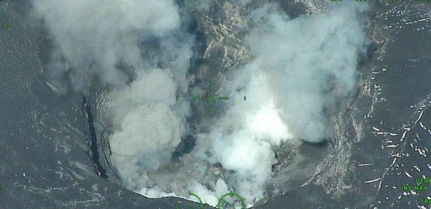 Cráter del volcán Nevado del Ruiz.