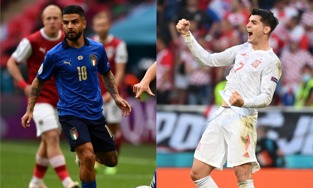 Italia vs. España - Eurocopa. Foto: AP/Ben Stansall/Jonathan Nackstrand