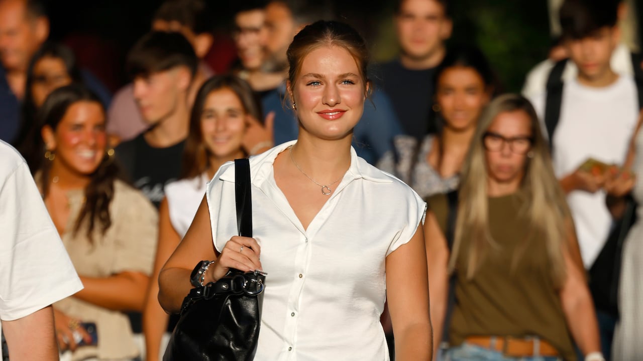 La princesa de Asturias aseguró que llegó con muchas ganas de empezar su vida universitaria.