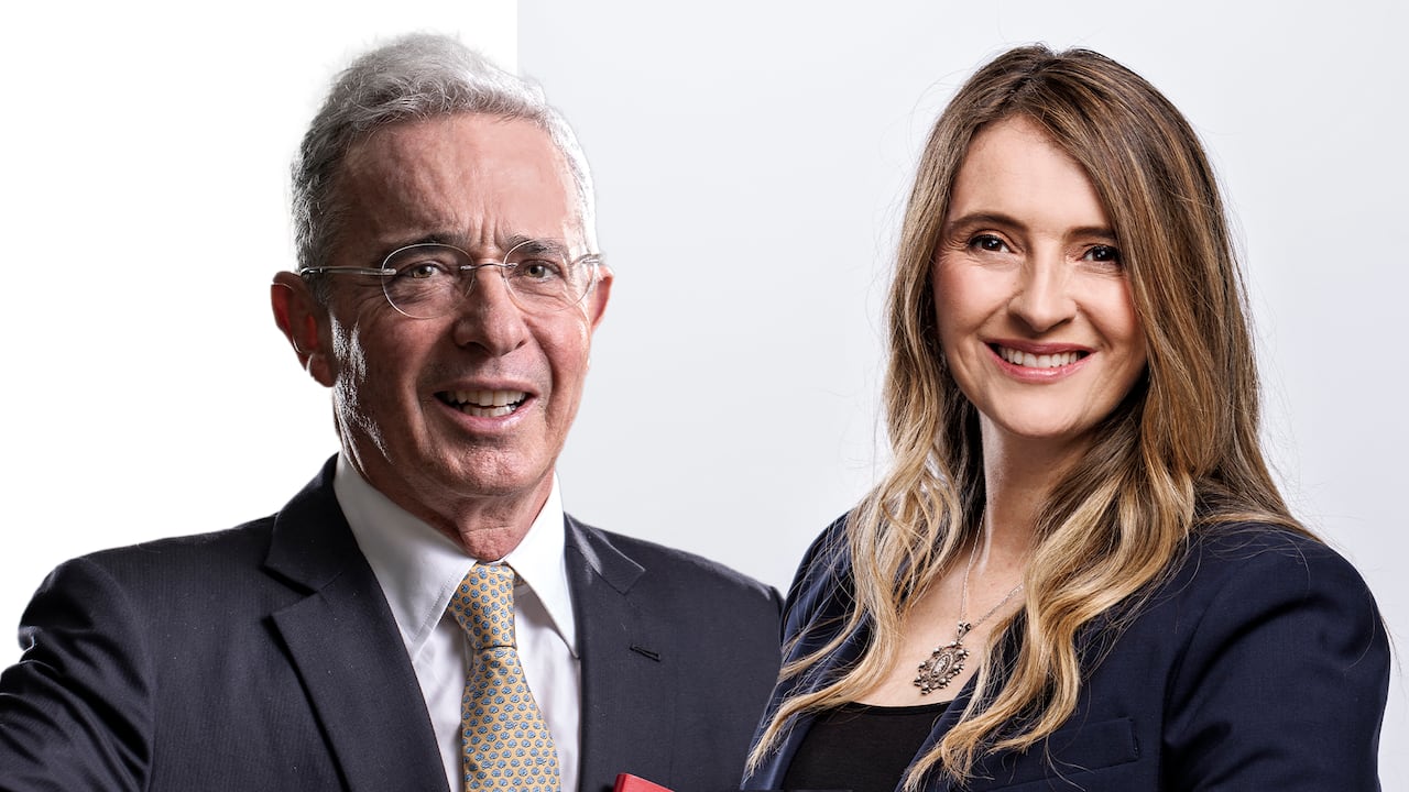 Alvaro Uribe Vélez y Paloma Valencia.