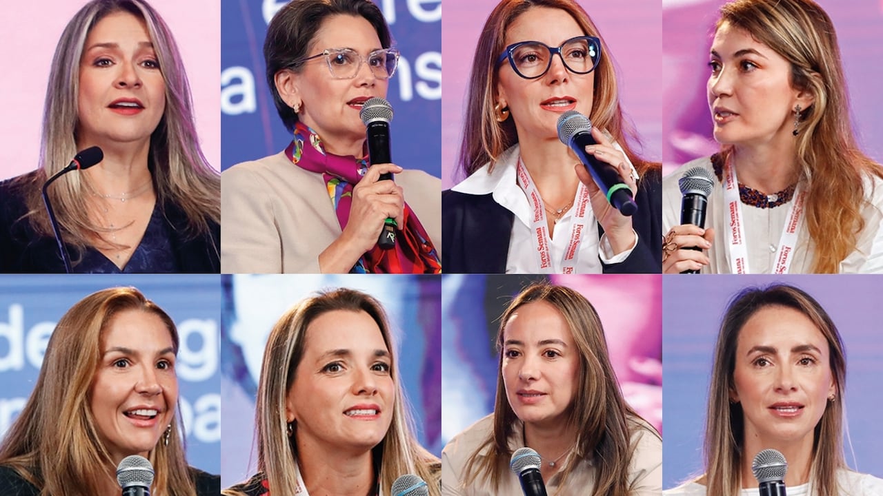 Algunas de las exponentes del liderazgo femenino durante el Gran Foro Mujeres 2024.
