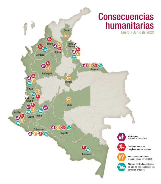 Informe del comité de la Cruz Roja Internacional entregó informe sobre crisis humanitaria.