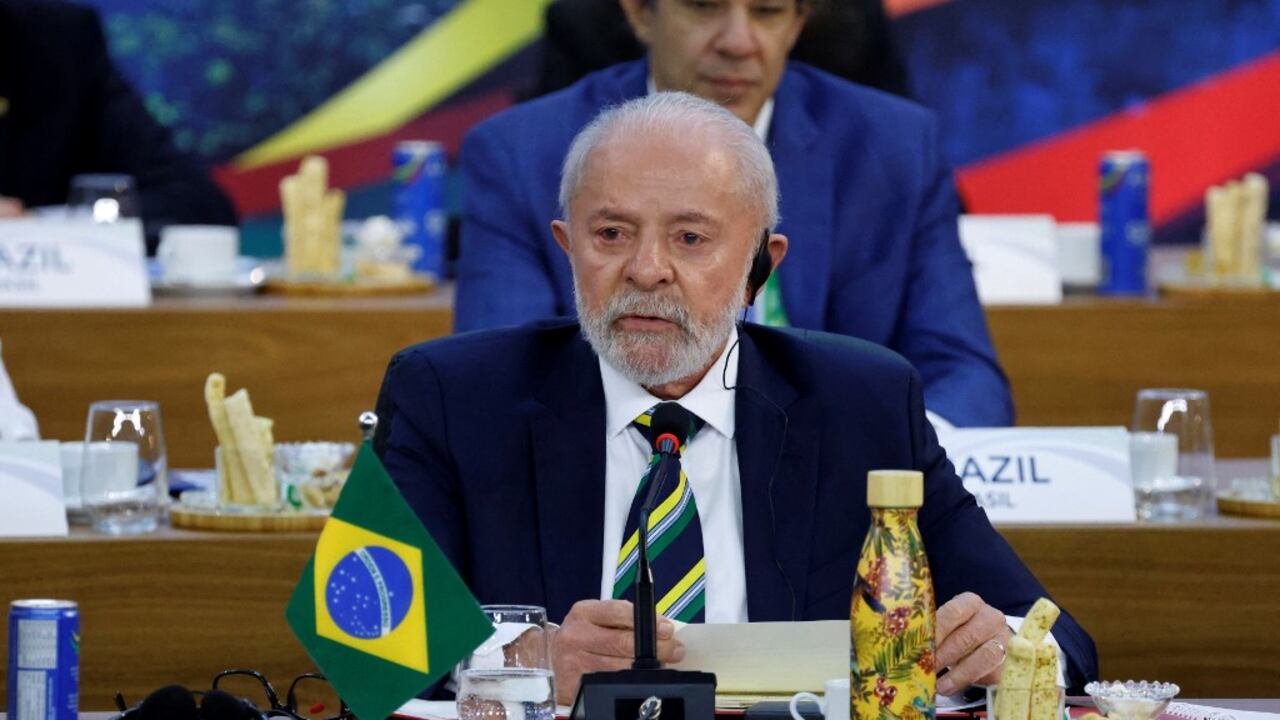 Presidente de Brasil, Lula da Silva.