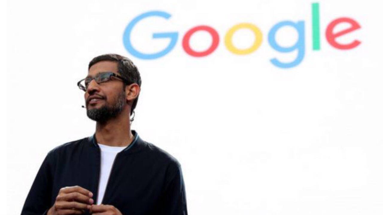 Sundar Pichai es el director ejecutivo de Google. Getty Images.