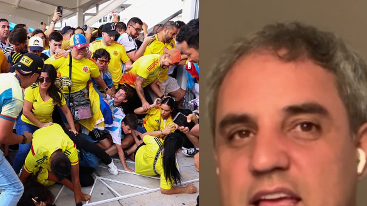 Juan Pablo Montoya criticó la conducta de los aficionados colombianos que estuvieron involucrados en el caos previo a la final de la Copa América.