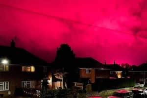 Las imágenes del fenómeno han causado conmoción en redes sociales.