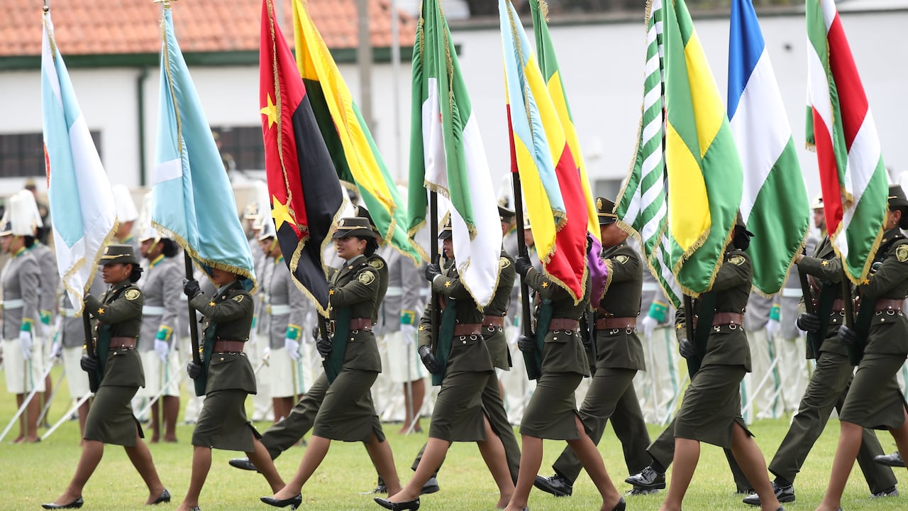 Foto referencial de ceremonia de presentación en la Policía Nacional.