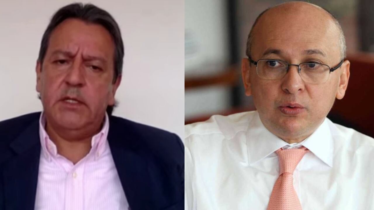 Edmundo del Castillo y el exfiscal Montealegre