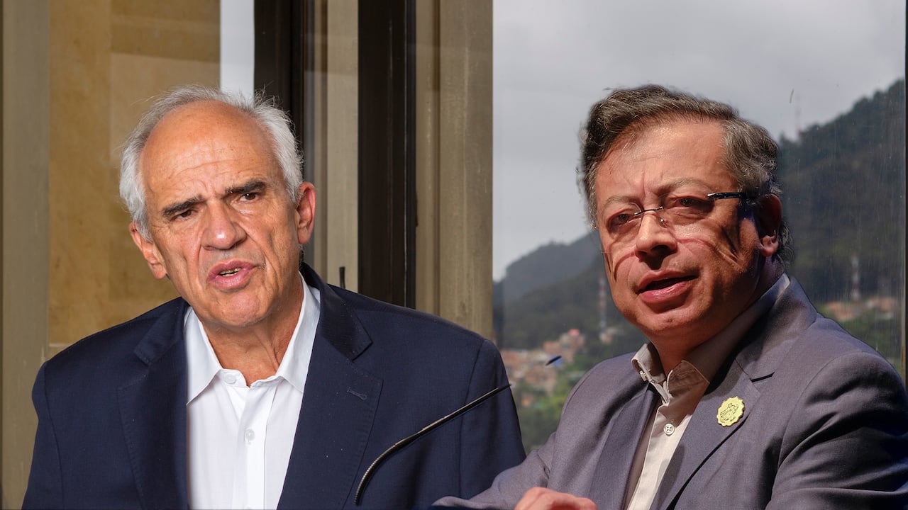 Gustavo petro y Ernesto Samper