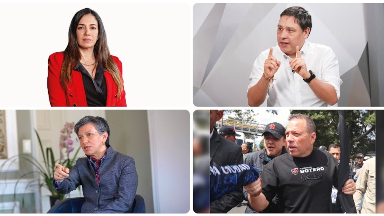 Sandra Macollins, Mauricio Lizcano, Claudia López y Santiago Botero estuvieron en la pasada campaña presidencial.