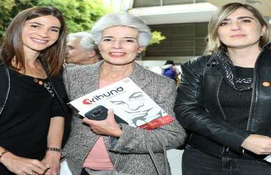 Cristina Botero, Mercedes de Uribe y Verónica Uribe.