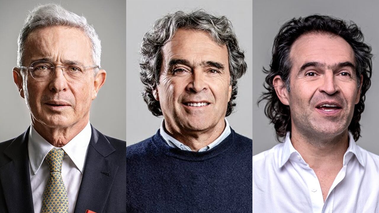 Álvaro Uribe, Sergio Fajardo y Federico Gutiérrez