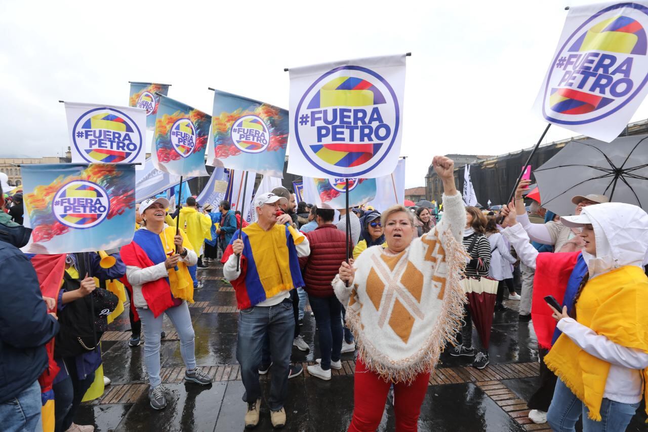 Marchas en contra del Gobierno del Presidente Gustavo Petro